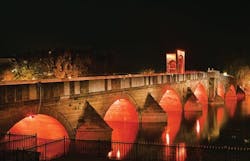 Philips LED fixtures reveal architecture of Turkey's Tunca Bridge Philips LED fixtures reveal architecture of Turkey's Tunca Bridge