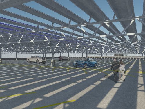 MSP airport to combine LED lighting and solar generation on garages