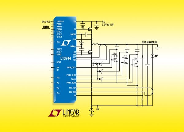 Linear Technology announces DC/DC LED driver IC for 80W SSL applications