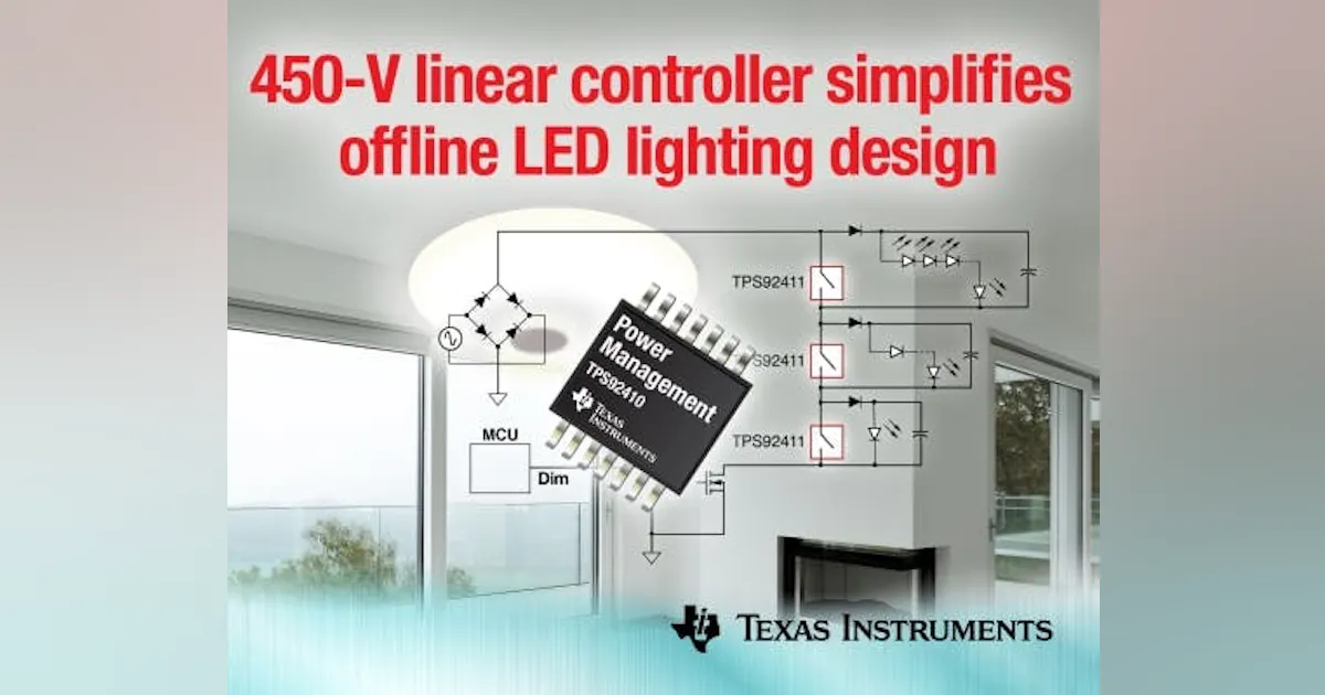 Led Guide Ti TI announces linear LED driver IC, supports direct-AC designs | Buildings