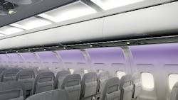 RGB LEDs and color sensor provide consistent aircraft cabin lighting RGB LEDs and color sensor provide consistent aircraft cabin lighting