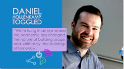 Toggled COO Daniel Hollenkamp forecasts a smart future for lighting controls and building intelligence. (Photo credit: Image courtesy of Toggled.)
