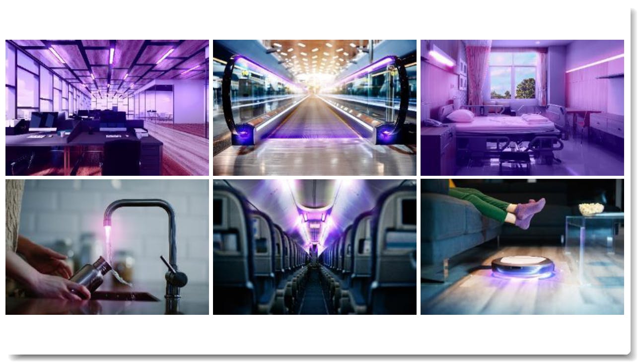 Image credit: Graphic presented in webcast 'Making the Case for Solid State Emitters in Demanding UV-C Applications' by Chris Eichelberger; courtesy of ams Osram.