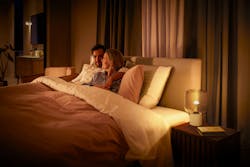 Signify has continued to add to the Hue line and to sell it at a premium. When it introduced the “Philips Hue E14 luster bulb” in June, it priced a two-pack of the white ambience version (the bulb in use above) at €59.99 ($66) and a two pack of white and color ambience at €109.99 ($121). Signify has continued to add to the Hue line and to sell it at a premium. When it introduced the “Philips Hue E14 luster bulb” in June, it priced a two-pack of the white ambience version (the bulb in use above) at €59.99 ($66) and a two pack of white and color ambience at €109.99 ($121).