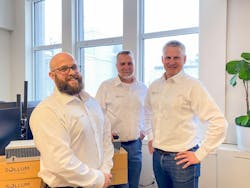 From left to right, Sollum’s co-founder and chief technology officer François Roy-Moisan, chief financial officer Paul-Henri Rouleau, and co-founder and CEO Louis Brun have a new $30 million to smile about. From left to right, Sollum’s co-founder and chief technology officer François Roy-Moisan, chief financial officer Paul-Henri Rouleau, and co-founder and CEO Louis Brun have a new $30 million to smile about.