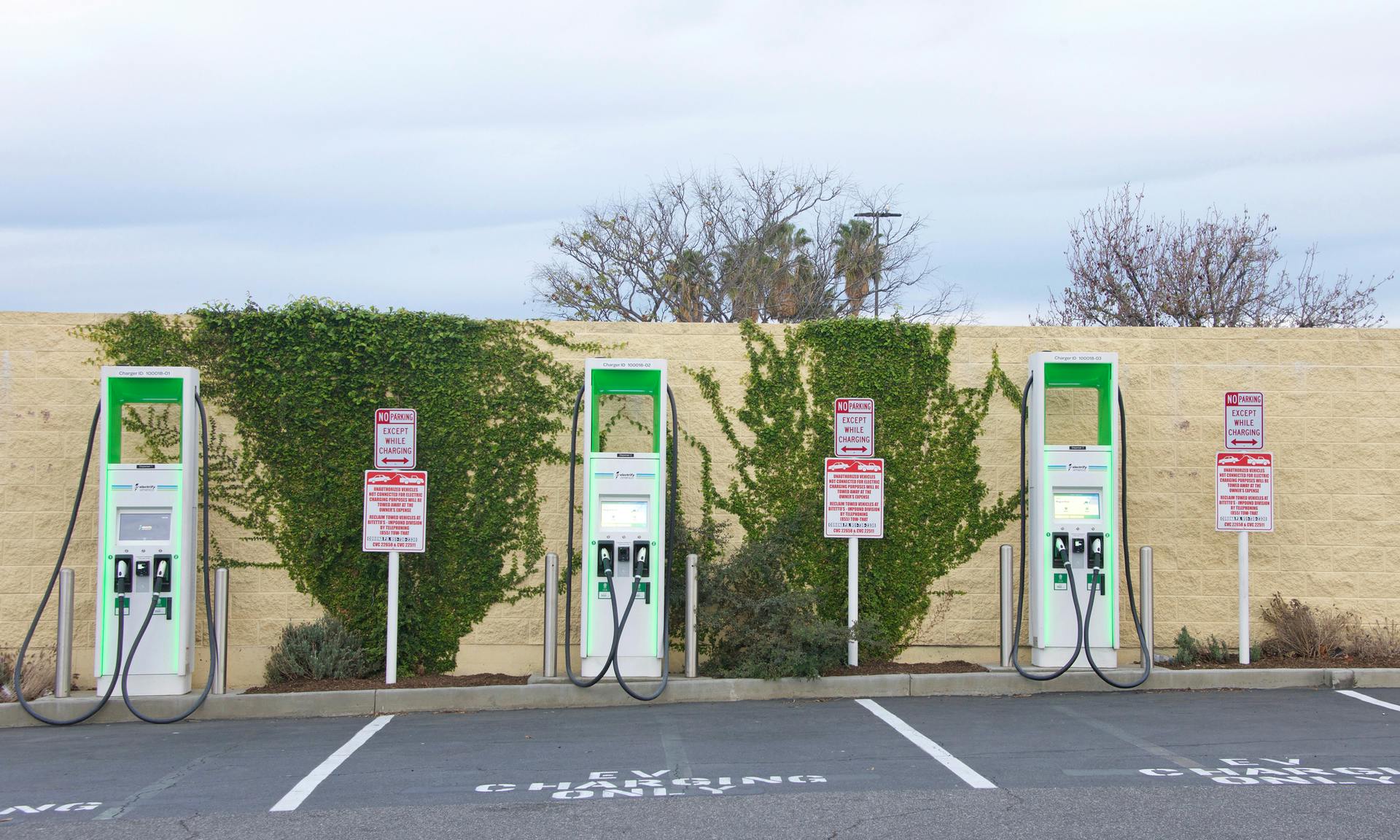 FIG. 1. Electric vehicle charging stations will add DC power demands to buildings.