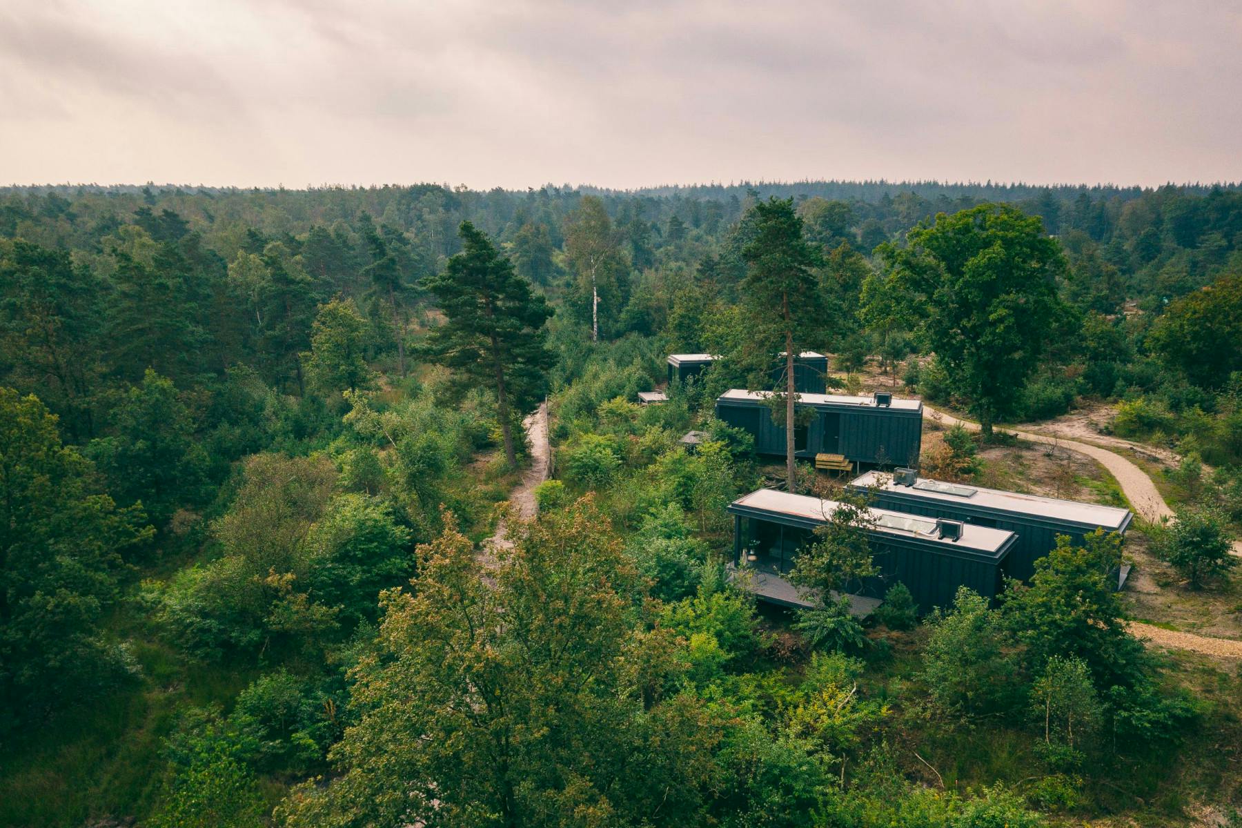 When Mount Kelvin switched on the Wirepas mesh system at the outdoors oriented Cuber Suites (pictured) in Hoenderloo, Holland recently, it marked the beginning of an international expansion for the Helsinki-based lighting control and room management system company. (Photo credit: Image courtesy of Cuber Suites.)