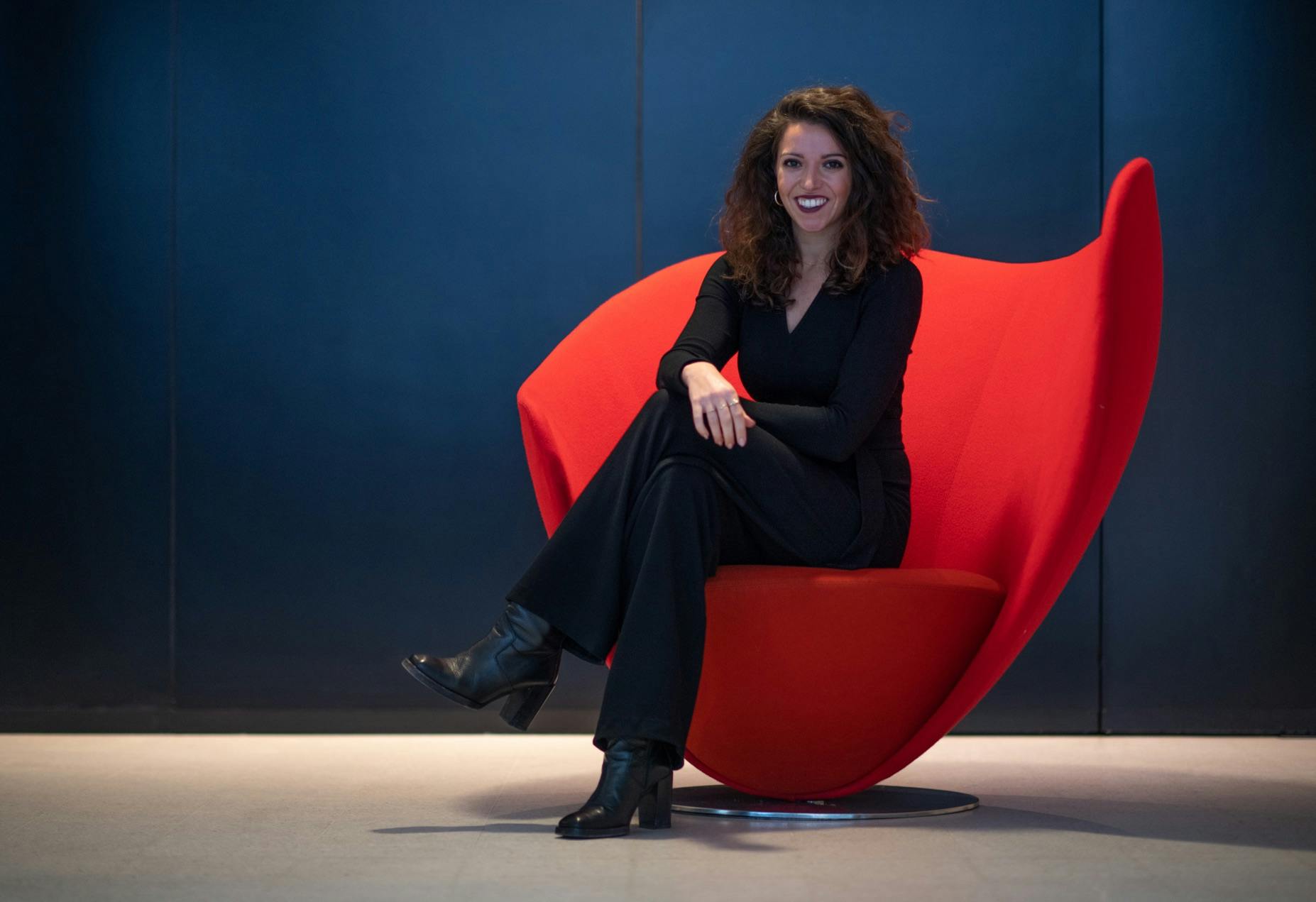 Marije Bouwman, director of operations, safety, and security at World Forum The Hague, says that as computer security breaches increasingly make headlines around the world, the convention center decided to install a Li-Fi system that is even more secure than the Wi-Fi that remains in place. (Photo credit: Image courtesy of Signify.)