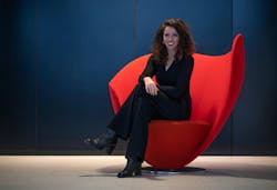 Marije Bouwman, director of operations, safety, and security at World Forum The Hague, says that as computer security breaches increasingly make headlines around the world, the convention center decided to install a Li-Fi system that is even more secure than the Wi-Fi that remains in place. (Photo credit: Image courtesy of Signify.) Marije Bouwman, director of operations, safety, and security at World Forum The Hague, says that as computer security breaches increasingly make headlines around the world, the convention center decided to install a Li-Fi system that is even more secure than the Wi-Fi that remains in place. (Photo credit: Image courtesy of Signify.)