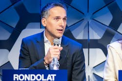 Signify CEO Eric Rondolat last week described the data part of Signify's IoT business as “still small.” He's pictured here speaking about sustainability at the World Economic Forum in Davos, Switzerland, last January. (Photo credit: Image by Sikarin Fon Thanachaiary for World Economic Forum via Flickr; used under CC BY-NC-SA 2.0 for non-commercial purposes - https://bit.ly/3niW1Oz.) Signify CEO Eric Rondolat last week described the data part of Signify's IoT business as “still small.” He's pictured here speaking about sustainability at the World Economic Forum in Davos, Switzerland, last January. (Photo credit: Image by Sikarin Fon Thanachaiary for World Economic Forum via Flickr; used under CC BY-NC-SA 2.0 for non-commercial purposes - https://bit.ly/3niW1Oz.)