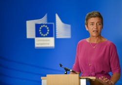 The EC’s Competition department, headed by commissioner Margrethe Vestager, determined that the combination of ams and Osram “ would raise no competition concerns in the European Economic Area,” and that it “would not significantly reduce head-to-head competition between the companies in the markets for optical semiconductors.” (Photo credit: File photo by Jennifer Jacquemart, courtesy of European Commission.) The EC’s Competition department, headed by commissioner Margrethe Vestager, determined that the combination of ams and Osram “ would raise no competition concerns in the European Economic Area,” and that it “would not significantly reduce head-to-head competition between the companies in the markets for optical semiconductors.” (Photo credit: File photo by Jennifer Jacquemart, courtesy of European Commission.)