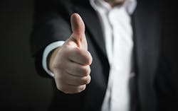 AMS shareholders today gave a big thumb's up to management's plan of selling shares to help pay for Osram. (Photo credit: Image by Tero Vesalainen via Pixabay; used under free license for commercial or noncommercial purposes.) AMS shareholders today gave a big thumb's up to management's plan of selling shares to help pay for Osram. (Photo credit: Image by Tero Vesalainen via Pixabay; used under free license for commercial or noncommercial purposes.)