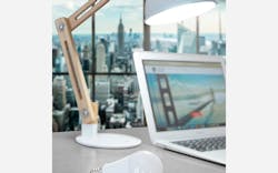 This SunTrac A19 LED bulb will be part of the Healthe circadian lighting systems at Watermark. (Photo credit: Image courtesy of Healthe Inc.) This SunTrac A19 LED bulb will be part of the Healthe circadian lighting systems at Watermark. (Photo credit: Image courtesy of Healthe Inc.)