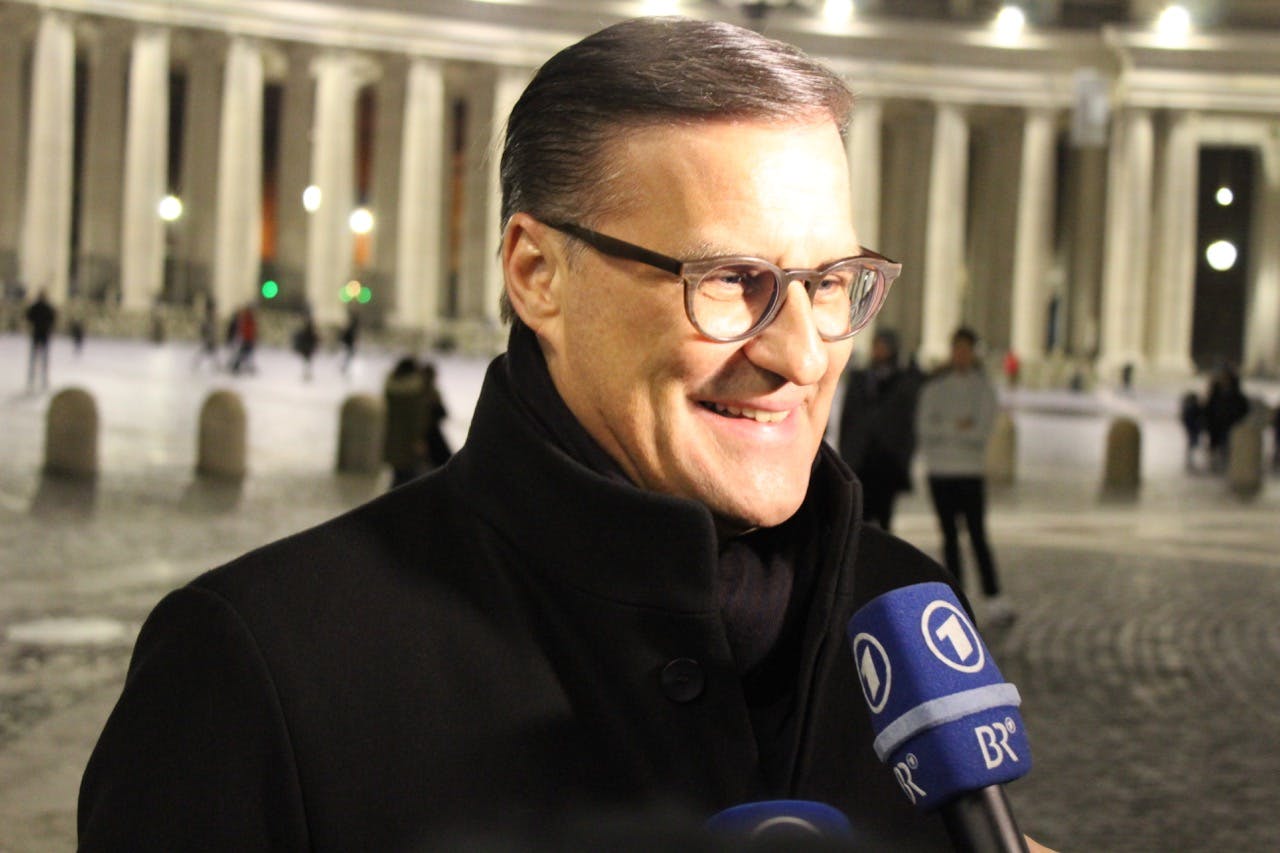 Back in January, CEO Olaf Berlien and Osram were celebrating their illumination of St. Peter&rsquo;s Basilica in Rome. But they were already beginning to shift greater emphasis onto photonics, a change which could accelerate with the acquisition by ams. (Photo credit: Image courtesy of Mark Halper.)