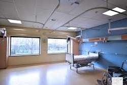 Koopman Interlight LED luminaires in rooms like this at University Medical Center (UMC) Utrecht will help keep tabs on wandering equipment while delivering many other insights. (Photo credit: All images courtesy of Ingy.) Koopman Interlight LED luminaires in rooms like this at University Medical Center (UMC) Utrecht will help keep tabs on wandering equipment while delivering many other insights. (Photo credit: All images courtesy of Ingy.)