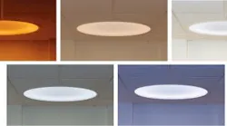 The Symmetry LED luminaire from Visa Lighting offers tunable lighting capability for use in human-centric lighting applications such as healthcare and education.