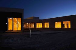 Evening and night-time amber colors deliver via a circadian lighting system help patients rest at the Aabenraa Psychiatric Hospital. Evening and night-time amber colors deliver via a circadian lighting system help patients rest at the Aabenraa Psychiatric Hospital.