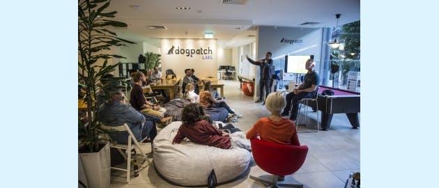 Arm has sunk its IoT teeth into Dublin&rsquo;s tech hub Dogpatch Labs, where the smart building&rsquo;s Internet sensors do not reside in the lights. (Photo credit: Image courtesy of Dogpatch Labs.)