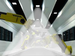 BMW factory floor Li-Fi uses infrared LEDs instead of visible light BMW factory floor Li-Fi uses infrared LEDs instead of visible light