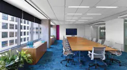 FIG. 1. The ASID project incorporates circadian-optimized electric lighting as well as daylighting as part of its WELL certified design. (Photo credit: Benya Burnett Consultancy/Eric Laingnal/Perkins & Will Architects.)