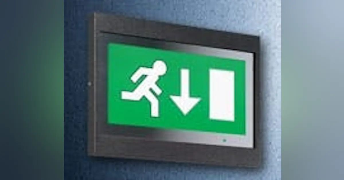 Why use LEDs in an exit sign? | Buildings