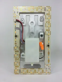 Terralux delivers an LED light engine and flat driver for sconce retrofits