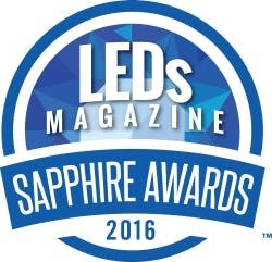 Applications are now being accepted for the Second Annual LEDs Magazine Sapphire Awards Applications are now being accepted for the Second Annual LEDs Magazine Sapphire Awards