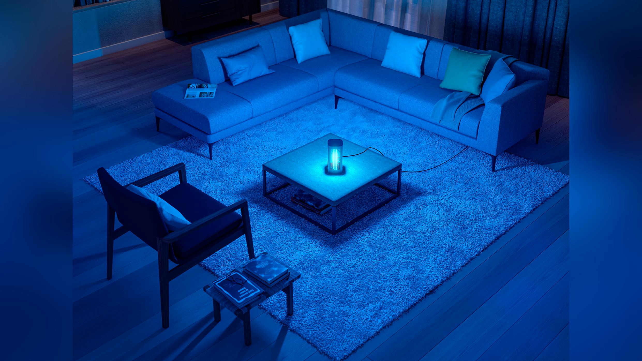 Home products like this tabletop UV-C disinfection lamp are no longer available from Signify.