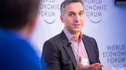 Signify CEO Eric Rondolat says that “the pandemic will leave sequels in our behavior,” meaning that people will tune more than ever into the cleanliness of environments, even after COVID-19. That, in turn, will open doors for UV-C, he believes. (Photo credit: 2019 file photo © World Economic Forum/Boris Baldinger via Flickr – used under CC BY-NC-SA 2.0.)