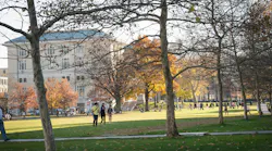 Pittsburgh’s Carnegie Mellon University is trying Big Ass UV-C fans in classrooms to help protect staff and students from airborne pathogens such as the novel coronavirus. (Photo credit: © Carnegie Mellon University. All rights reserved. Via Flickr.)