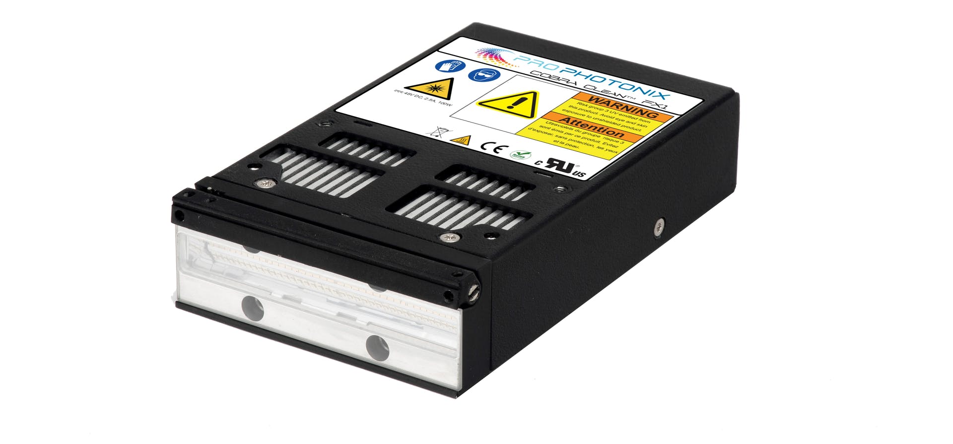 ProPhotonix has developed the Cobra Clean FX1 UV-C LED module that radiates at 265 nm, a wavelength that has been said in recent studies to deactivate the novel coronavirus SARS-CoV-2 instantaneously at proper doses. (Photo credit: Image courtesy of ProPhotonix.)