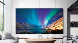 FIG. 1. Samsung’s The Wall micro-LED TV again gets “oohs and ahhs,” but the company is selling few of the pricey units. (Photo credit: Image courtesy of Samsung.)