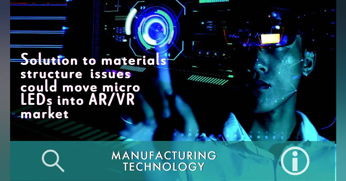 MICRO LED MANUFACTURING | Are cubic InGaN, red micro LEDs on your ...