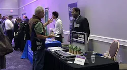FIG. 1. The tabletop exhibits afforded Horticultural Lighting Conference attendees the chance to see the latest in LED components, enabling technologies such as optics, and finished lighting products — all developed specifically for the horticultural application.