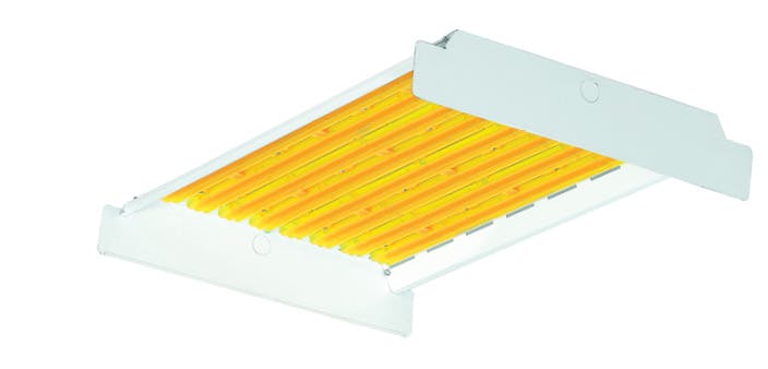 Hubbell develops novel solid-state lighting optics to eliminate blue spectra in industrial LED luminaires