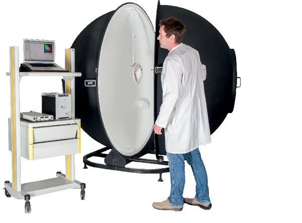 Luminaire and integrating sphere size impact measurement accuracy