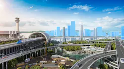 Conceptual rendering of the city of the future.
