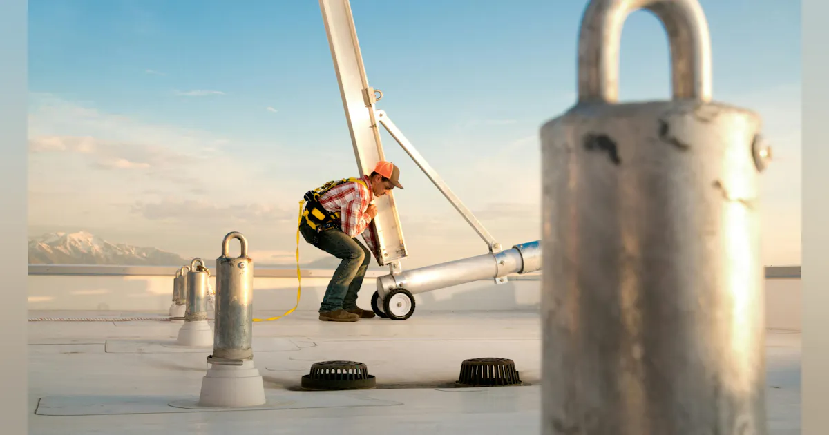 Hvac Rooftop Fall Protection Fall Protection Focus: Rooftop Fall Protection Systems | Buildings