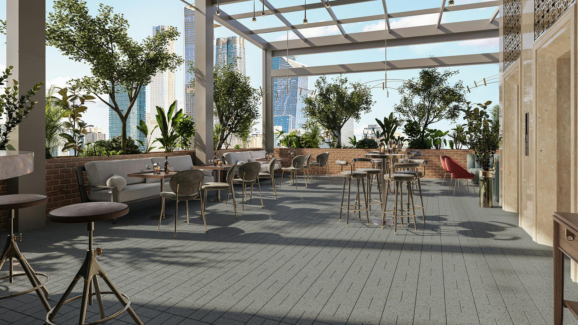 aspire_pavers__bullnose_pavers__rooftop_lounge