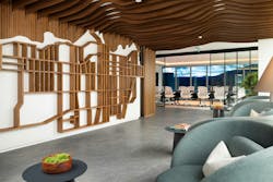 Building developer and owner Mission Group has made The Block its new headquarters. Nods to Mission Group's hometown, and its role in changing the urban landscape over two decades, are brought to life with The Wake of Change, a custom, immersive art installation in their company lobby. Ripples of wooden ribs above represent looking from beneath the surface of Okanagan Lake, and cascade down the side of the wall into a 3D streetscape, where water meets land. The streetscape shelving is a map of Kelowna, with streets etched inside. “The new headquarters, with this installation, reflects the company’s commitment to innovative design and to creating spaces that intrinsically tie to who we are as a company, to our story, and our love for the lake and the land,” Mission Group CEO Jonathan Friesen said in a news release about the art. Building developer and owner Mission Group has made The Block its new headquarters. Nods to Mission Group's hometown, and its role in changing the urban landscape over two decades, are brought to life with The Wake of Change, a custom, immersive art installation in their company lobby. Ripples of wooden ribs above represent looking from beneath the surface of Okanagan Lake, and cascade down the side of the wall into a 3D streetscape, where water meets land. The streetscape shelving is a map of Kelowna, with streets etched inside. “The new headquarters, with this installation, reflects the company’s commitment to innovative design and to creating spaces that intrinsically tie to who we are as a company, to our story, and our love for the lake and the land,” Mission Group CEO Jonathan Friesen said in a news release about the art.