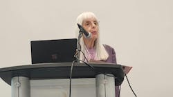 Phyllis Meng, IFMA Fellow, Facilities Management Program Instructor and Advisory Committee Member for the UC Irvine Division of Continuing Education, delivers leadership tips at the 2025 Southern California Facilities Expo. Phyllis Meng, IFMA Fellow, Facilities Management Program Instructor and Advisory Committee Member for the UC Irvine Division of Continuing Education, delivers leadership tips at the 2025 Southern California Facilities Expo.