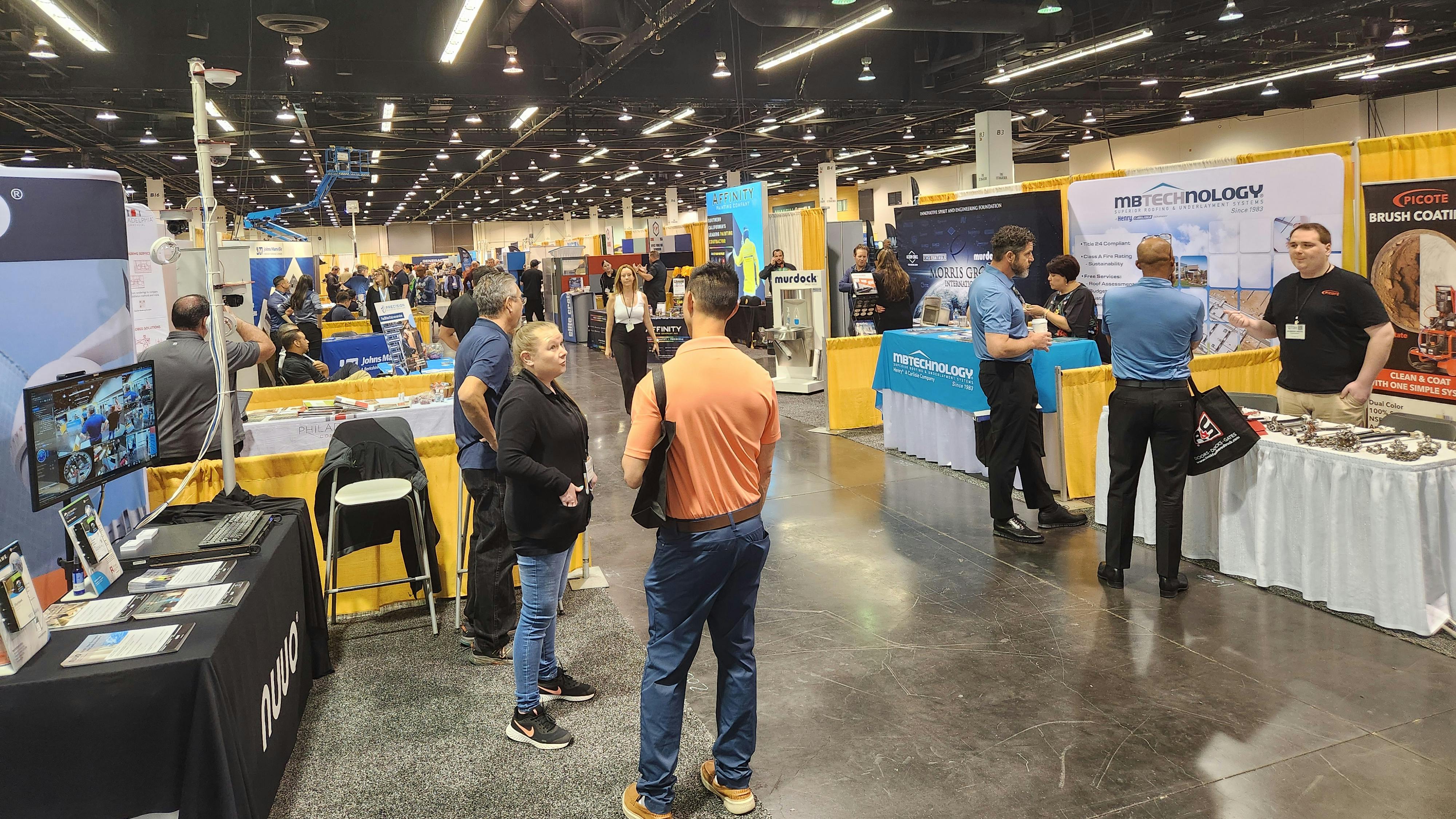 The expo floor at the 2025 Southern California Facilities Expo on Wednesday, April 16.