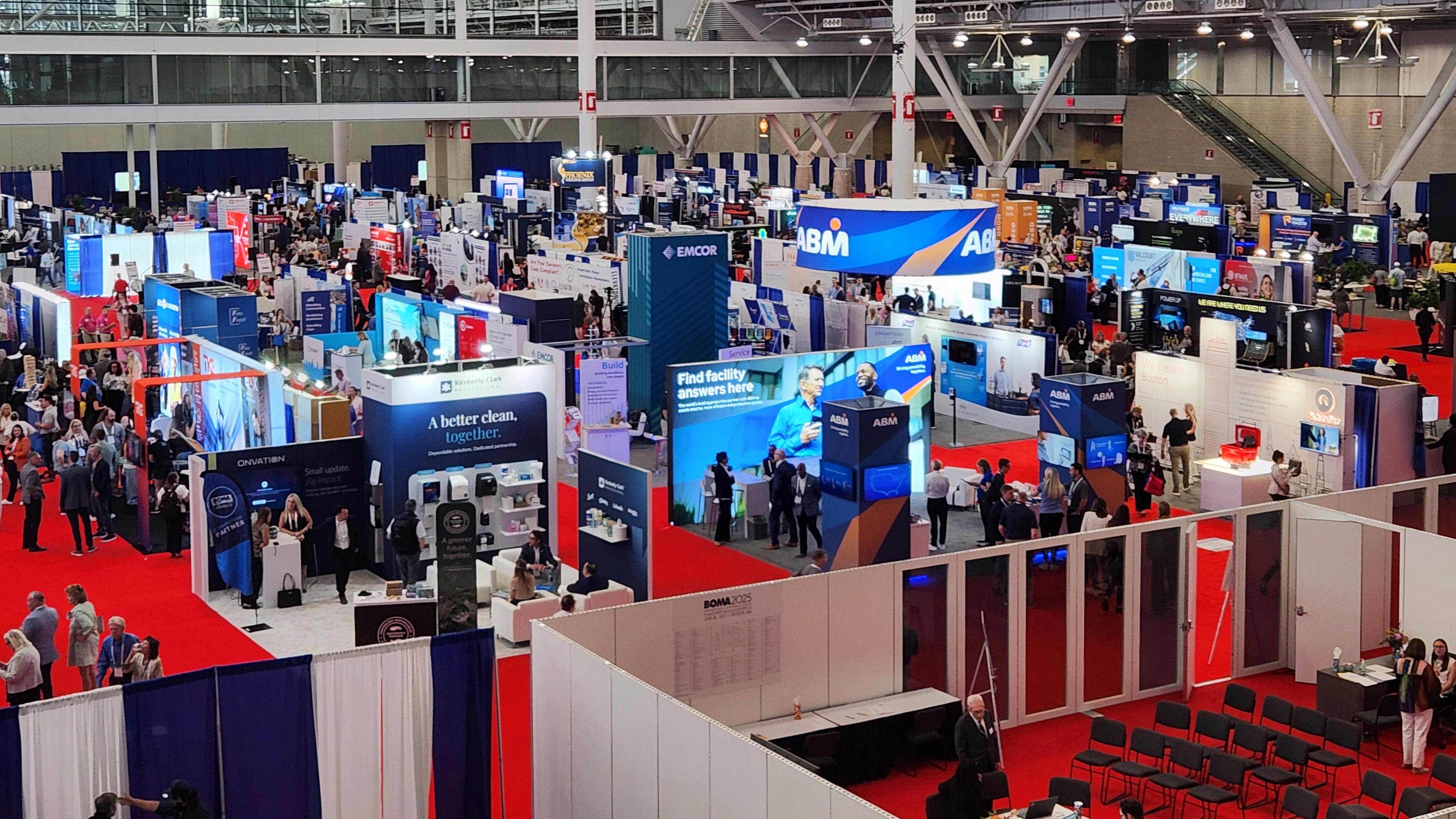 The expo floor at the 2025 BOMA International Conference & Expo.