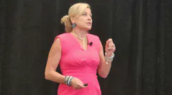 Julie Brown delivered a high-energy keynote at the Women in Commercial Real Estate Program and Breakfast, part of the 2025 BOMA International Conference & Expo.