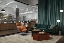 Providing a choice of public and private work zones with varied seating lets people move around the office the same way they would at home. Providing a choice of public and private work zones with varied seating lets people move around the office the same way they would at home.