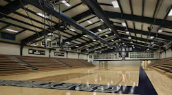 Moravian University in Pennsylvania pursued a fluorescent-to-LED retrofit strategy to obtain energy savings without having to replace fixtures. One of the more substantial retrofit projects involved replacing fluorescent ballasts and lamps in the competition and practice gymnasiums with TLED lamps and drivers.
