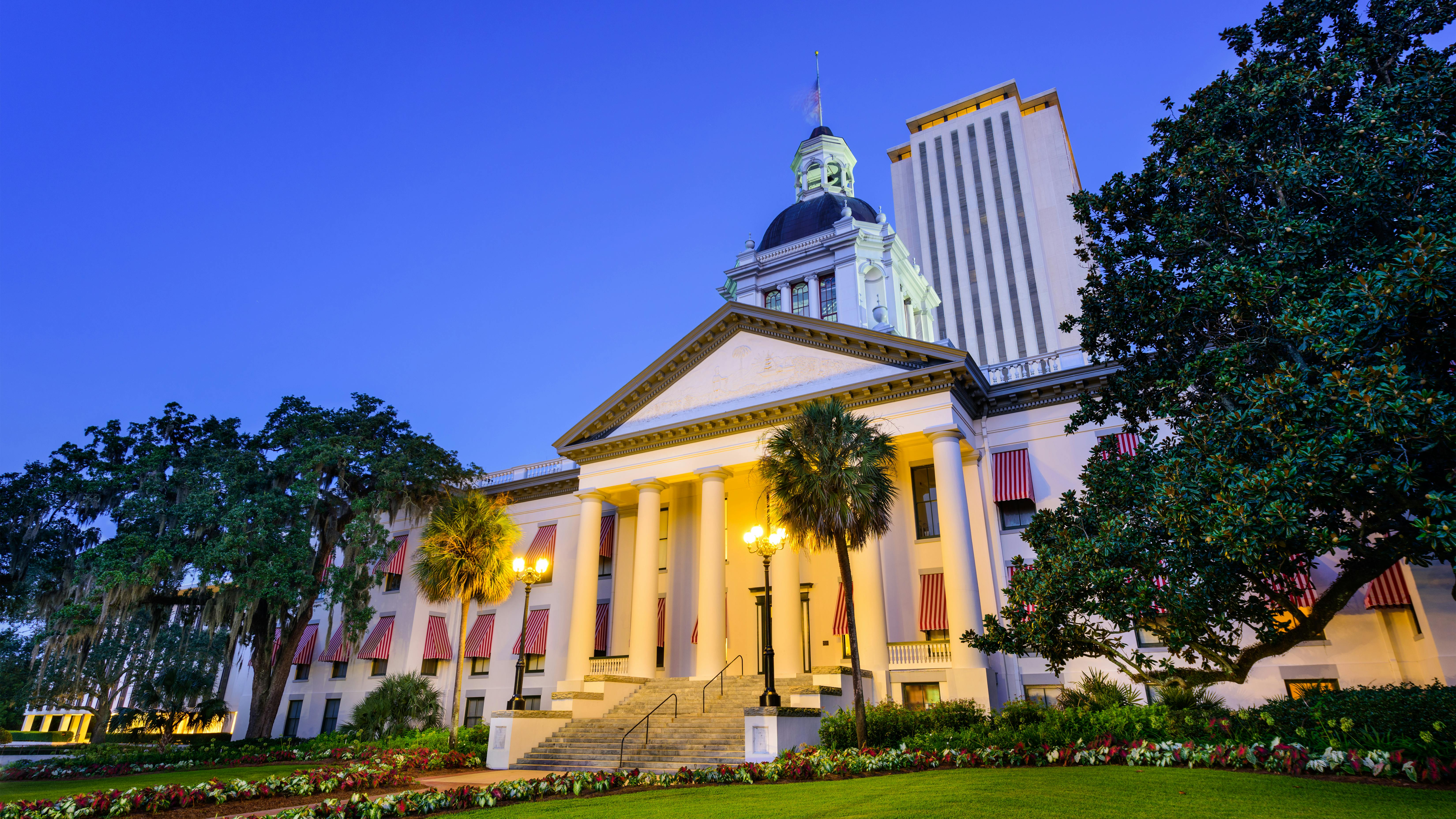 The Florida State Capitol building is pictured in Tallahassee, Florida.