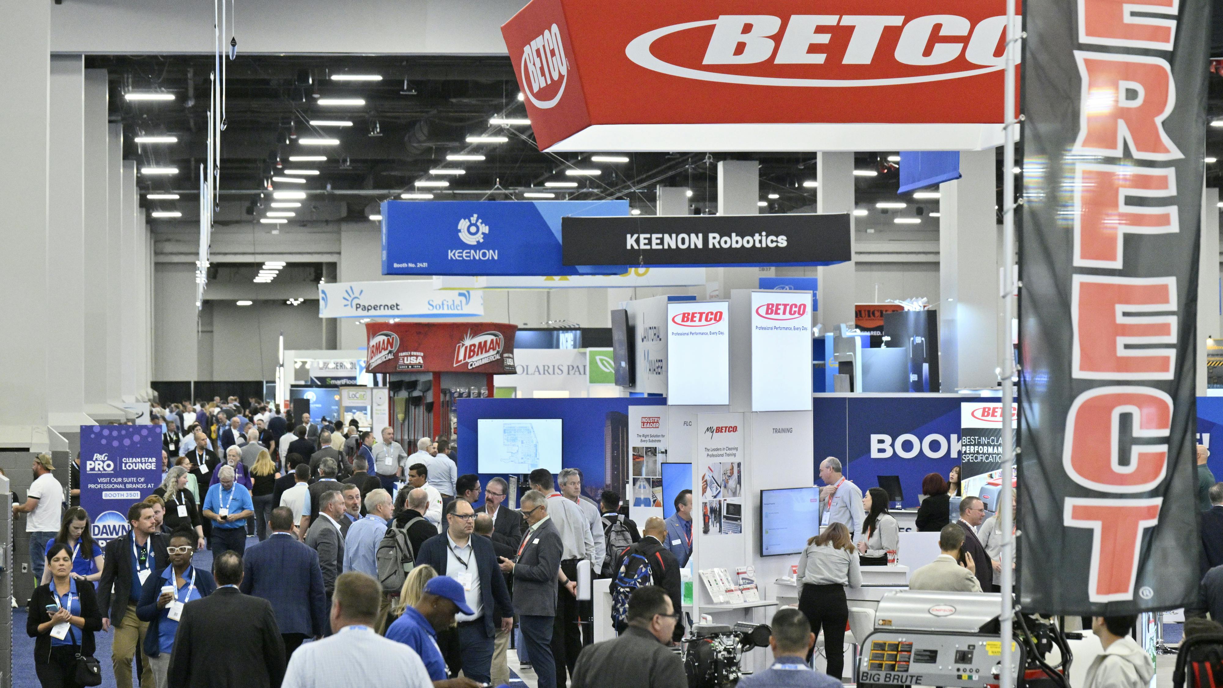 The expo floor was packed at the 2025 ISSA Show North America.