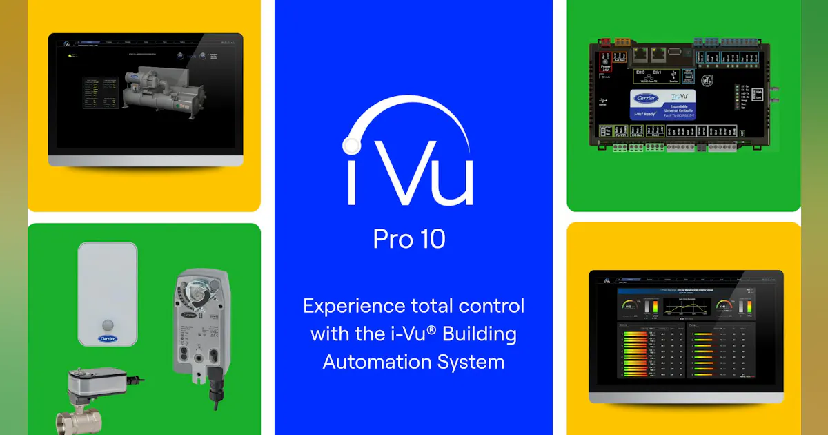 Carrier Ccn Router Carrier’s i-Vu Pro v10 Building Automation System Enhances Operational ...