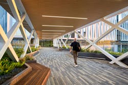 The campus does more than meet sustainability goals; it boosts employee experience and wellbeing with thoughtful, people-centric design. The campus does more than meet sustainability goals; it boosts employee experience and wellbeing with thoughtful, people-centric design.